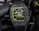 Richard Mille RM 061 Yohan Blake Black Carbon Fiber white Strap Replica Watch (9)_th.jpg